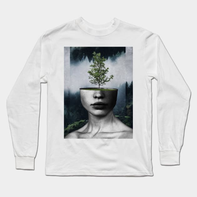 Tree lady Long Sleeve T-Shirt by Underdott